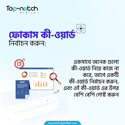 ফোকাস কী-ওয়ার্ড ব্যবহার করে পোস্ট করুন: